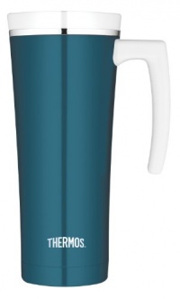 Thermos 16-Ounce Stainless Steel Travel Mug, Teal Thermos 16-Ounce Stainless Steel Travel Mug, Teal