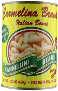 Carmelina Brands Italian Cannellini Beans, White Beans, 14.28 Ounce (Pack of 12) Carmelina Brands Italian Cannellini Beans, White Beans, 14.28 Ounce (Pack of 12)