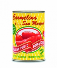 Carmelina Brands Italian Whole Peeled Tomatoes In Puree, 14.28 Ounce (Pack of 12) Carmelina Brands Italian Whole Peeled Tomatoes In Puree, 14.28 Ounce (Pack of 12)