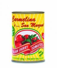 Carmelina Brands Italian Cherry Tomatoes Pomodorini In Puree, 14.28 Ounce (Pack of 12) Carmelina Brands Italian Cherry Tomatoes Pomodorini In Puree, 14.28 Ounce (Pack of 12)