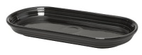 Fiesta 12-Inch by 5-3/4-Inch Bread Tray, Black Fiesta 12-Inch by 5-3/4-Inch Bread Tray, Black