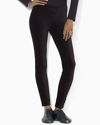 Add textural interest to any look with chic leggings crafted in comfortable stretch corduroy. Add textural interest to any look with chic leggings crafted in comfortable stretch corduroy.