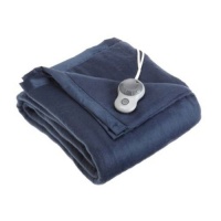 Sunbeam Royal Nights Heated Blanket, Twin, Navy Sunbeam Royal Nights Heated Blanket, Twin, Navy