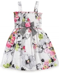 Light summer style. She can dress for the season in this dainty floral dress from Jayne Copeland. Light summer style. She can dress for the season in this dainty floral dress from Jayne Copeland.
