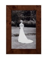 This Siena Burlwood picture frame from Tizo celebrates the natural beauty of wood, accenting any surface and showcasing any photo with rustic elegance. This Siena Burlwood picture frame from Tizo celebrates the natural beauty of wood, accenting any surface and showcasing any photo with rustic elegance.