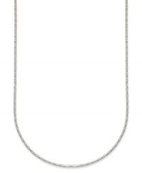 Glistening and glamorous. Giani Bernini's sparkling chain necklace, set in sterling silver, brings a lustrous touch to any affair. Approximate length: 20 inches. Glistening and glamorous. Giani Bernini's sparkling chain necklace, set in sterling silver, brings a lustrous touch to any affair. Approximate length: 20 inches.