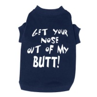 Zack & Zoey Polyster/Cotton Your Nose Dog T-Shirt, Small, Blue Zack & Zoey Polyster/Cotton Your Nose Dog T-Shirt, Small, Blue