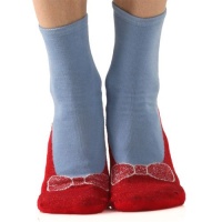 Ruby Red Slipper Socks Fun Novelty Womens Footwear - One-Size Ruby Red Slipper Socks Fun Novelty Womens Footwear - One-Size