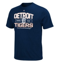 MLB Detroit Tigers Authentic Experience T-Shirt, Navy MLB Detroit Tigers Authentic Experience T-Shirt, Navy