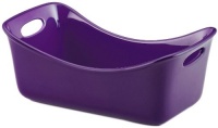 Rachael Ray Stoneware 9-by-5 Loaf Pan, Purple Rachael Ray Stoneware 9-by-5 Loaf Pan, Purple