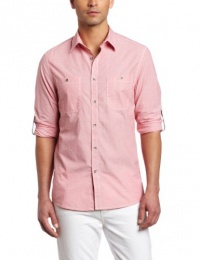 Kenneth Cole Men's End On Shirt With Grommets