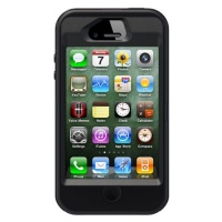 OtterBox Defender Series Hybrid Case/Holster for iPhone 4/4S - 1 Pack - Carrying Case - Black