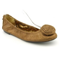 Ellen Tracy Fiona Ballet Flats Shoes Bronze Womens Ellen Tracy Fiona Ballet Flats Shoes Bronze Womens