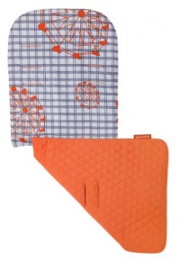 Maclaren Seat Liner, Ferris Wheel Silver/Flame Orange Maclaren Seat Liner, Ferris Wheel Silver/Flame Orange