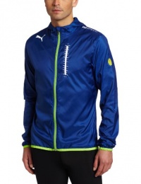 Puma Men's Evospeed Performance Jacket, Monaco Blue/Jasmine Green, X-Large Puma Men's Evospeed Performance Jacket, Monaco Blue/Jasmine Green, X-Large