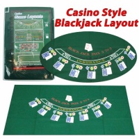 Trademark Poker Blackjack Layout, 36 x 72 Inch Trademark Poker Blackjack Layout, 36 x 72 Inch
