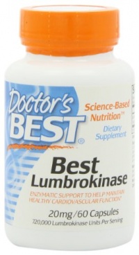 Doctor's Best Best Lumbrokinase (20mg), 60-Count Doctor's Best Best Lumbrokinase (20mg), 60-Count