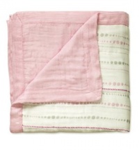 Aden + Anais Bamboo Dream Blanket Tranquility - Beads and Solid Rose 9300 Aden + Anais Bamboo Dream Blanket Tranquility - Beads and Solid Rose 9300