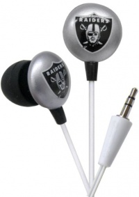 iHip NFF10270OAR NFL NY OAKLAND Mini Ear Buds iHip NFF10270OAR NFL NY OAKLAND Mini Ear Buds