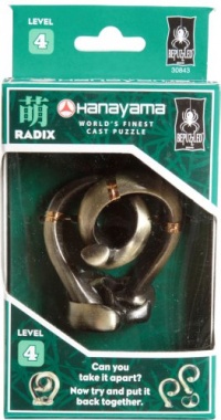 BePuzzled Hanayama Cast Metal Brainteaser Puzzles - Hanayama Radix Puzzle (Level 4) BePuzzled Hanayama Cast Metal Brainteaser Puzzles - Hanayama Radix Puzzle (Level 4)