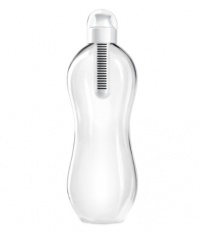 Water Bobble 34-Ounce BPA Free Water Filter, White Water Bobble 34-Ounce BPA Free Water Filter, White