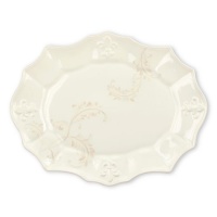 Portmeirion Fleur De Lys Cream Serving Platter Portmeirion Fleur De Lys Cream Serving Platter