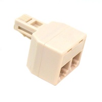 Belkin RJ11 Plug/2-RJ11 Jack Modular T Adapter Belkin RJ11 Plug/2-RJ11 Jack Modular T Adapter