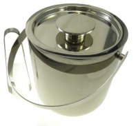 Hotel Collection Barware Stainless Steel Ice Bucket and Tongs Hotel Collection Barware Stainless Steel Ice Bucket and Tongs