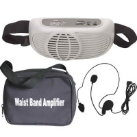 Audio2000'S AWP6202 Waist-Band Portable PA System with a Headset Microphone Audio2000'S AWP6202 Waist-Band Portable PA System with a Headset Microphone