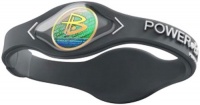 Power Balance Silicone Wristband, Grey/White, Small Power Balance Silicone Wristband, Grey/White, Small