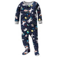 Carter's Boys 12-24 Months Space Dog Cotton Sleeper (18 Months, Navy) Carter's Boys 12-24 Months Space Dog Cotton Sleeper (18 Months, Navy)