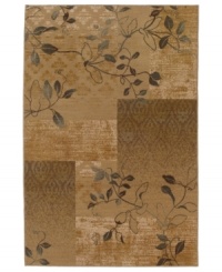 Gorgeous branch and leaf motifs dance over modern geometry in the Bancroft area rug, creating a timeless and transitional design in vintage-inspired hues. Crafted of pure New Zealand wool for durable composition and ultimate softness. Gorgeous branch and leaf motifs dance over modern geometry in the Bancroft area rug, creating a timeless and transitional design in vintage-inspired hues. Crafted of pure New Zealand wool for durable composition and ultimate softness.