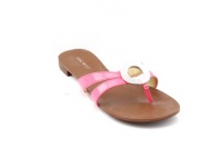 Nine West Women's Racket Thong Sandals in Pink Nine West Women's Racket Thong Sandals in Pink