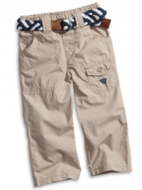 GUESS Kids Boys Baby Pull-On Belted Pants (12 - 24m), TAN (18M) GUESS Kids Boys Baby Pull-On Belted Pants (12 - 24m), TAN (18M)
