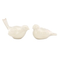 Lenox French Perle White Bird Salt and Pepper Set Lenox French Perle White Bird Salt and Pepper Set