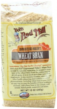 Bob's Red Mill Wheat Bran, 10-Ounce (Pack of 4) Bob's Red Mill Wheat Bran, 10-Ounce (Pack of 4)