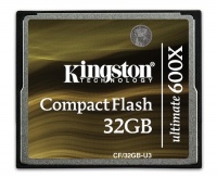 Kingston Digital CompactFlash Ultimate 600x 32 GB Flash Drive CF/32GB-U3 Kingston Digital CompactFlash Ultimate 600x 32 GB Flash Drive CF/32GB-U3