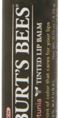 Burt's Bees Tinted Lip Balm, Petunia, 0.15 Ounce Burt's Bees Tinted Lip Balm, Petunia, 0.15 Ounce