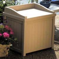 Suncast SSW1000 Winter Storage Box For Ice Melt/Sand/Salt Snow De-Icers Suncast SSW1000 Winter Storage Box For Ice Melt/Sand/Salt Snow De-Icers