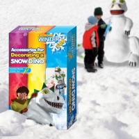 Snow Dino Kit -- Build and Decorate Your own Dinosaur from Snow Snow Dino Kit -- Build and Decorate Your own Dinosaur from Snow