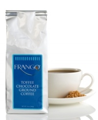 Frango's chocolate toffee candies are now in sippable form. Savor this decadent blend that is packed in a one-way valve bag, offering the freshest coffee straight from the roasters. Perfect for placing on your dessert menu at any occasion! Frango's chocolate toffee candies are now in sippable form. Savor this decadent blend that is packed in a one-way valve bag, offering the freshest coffee straight from the roasters. Perfect for placing on your dessert menu at any occasion!