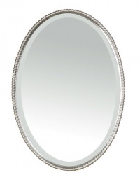 Uttermost 01102 22-Inch by 32-Inch Sherise Oval Mirror Uttermost 01102 22-Inch by 32-Inch Sherise Oval Mirror