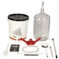 Gold Complete Beer Equipment Kit (K6) with 6 Gallon Glass Carboy Gold Complete Beer Equipment Kit (K6) with 6 Gallon Glass Carboy