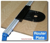 XRP 8-Inch by 9-Inch Router Plate, Black XRP 8-Inch by 9-Inch Router Plate, Black