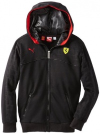 Puma - Kids Boys 8-20 Scuderia Ferrari Hooded Sweat Jacket, Black, Medium Puma - Kids Boys 8-20 Scuderia Ferrari Hooded Sweat Jacket, Black, Medium