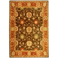 Safavieh Anatolia Collection Handmade Rug, Olive/Rust, 8' x 10' Safavieh Anatolia Collection Handmade Rug, Olive/Rust, 8' x 10'