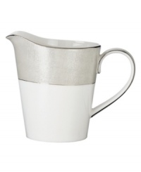 Host an enchanted evening with the twinkling Stardust creamer. Designer Monique Lhuillier styles timeless bone china with cool pewter and glittering platinum for a look that's fun but graceful, too. Host an enchanted evening with the twinkling Stardust creamer. Designer Monique Lhuillier styles timeless bone china with cool pewter and glittering platinum for a look that's fun but graceful, too.