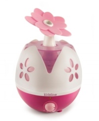 A natural in your little one's habitat! Adorable and functional, this humidifier brings your room into bloom with a burst of fresh, relaxing air. Create comfort in your nursery with this super silent baby-friendly must-have, which provides eight to 12 hours of continuous steam, 360º misting and adjustable humidity output. 1-year warranty. A natural in your little one's habitat! Adorable and functional, this humidifier brings your room into bloom with a burst of fresh, relaxing air. Create comfort in your nursery with this super silent baby-friendly must-have, which provides eight to 12 hours of continuous steam, 360º misting and adjustable humidity output. 1-year warranty.