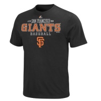 MLB Mens San Francisco Giants Charge The Mound Black Short Sleeve Basic Tee By Majestic MLB Mens San Francisco Giants Charge The Mound Black Short Sleeve Basic Tee By Majestic