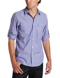 Ben Sherman Men's Long Sleeve Peach Handfeel Woven Shirt Ben Sherman Men's Long Sleeve Peach Handfeel Woven Shirt